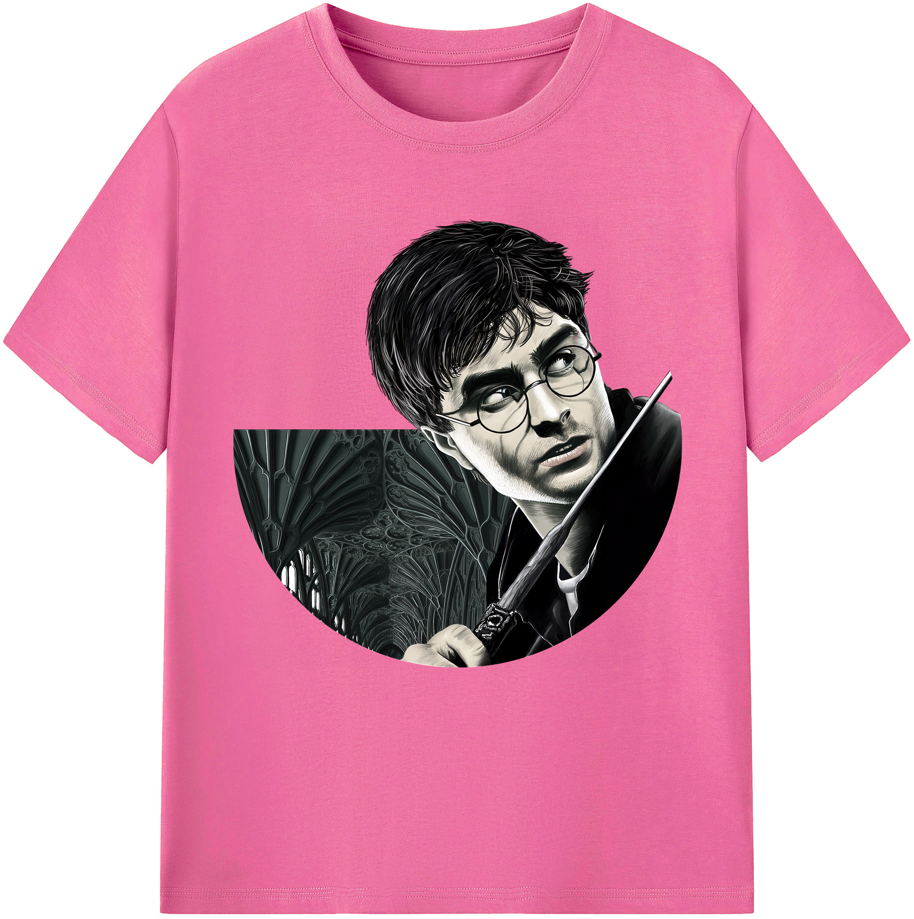 （画像用） Harry Potter ハリー・ポッターシリーズ レディースカジュアルプリントTシャツ（綿100％）